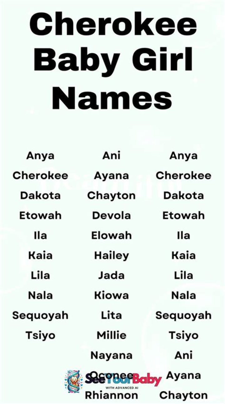 25 Cherokee Girl Names That Honor Heritage