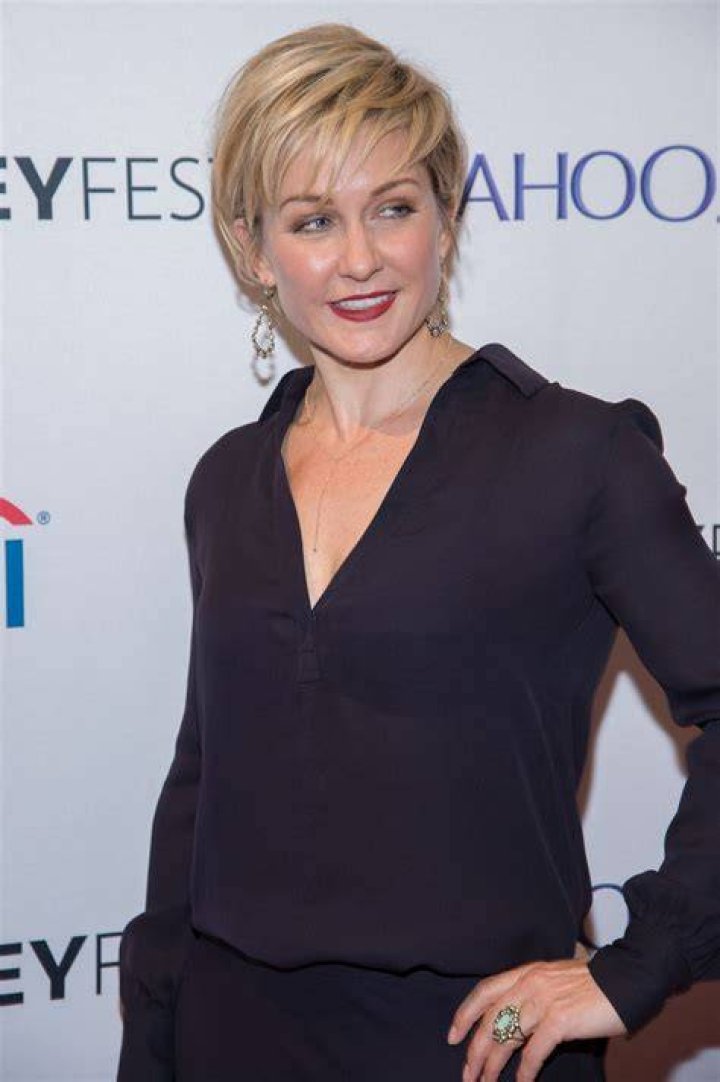 Amy Carlson Shares a Cute Photo of Her Daughter Lyla Recording Her