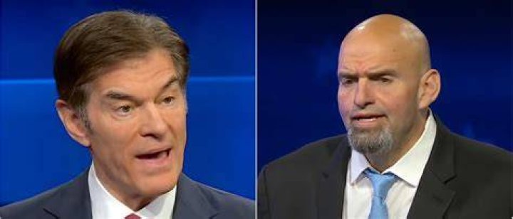 Fetterman stumbles during debate when questioned about flipflop on