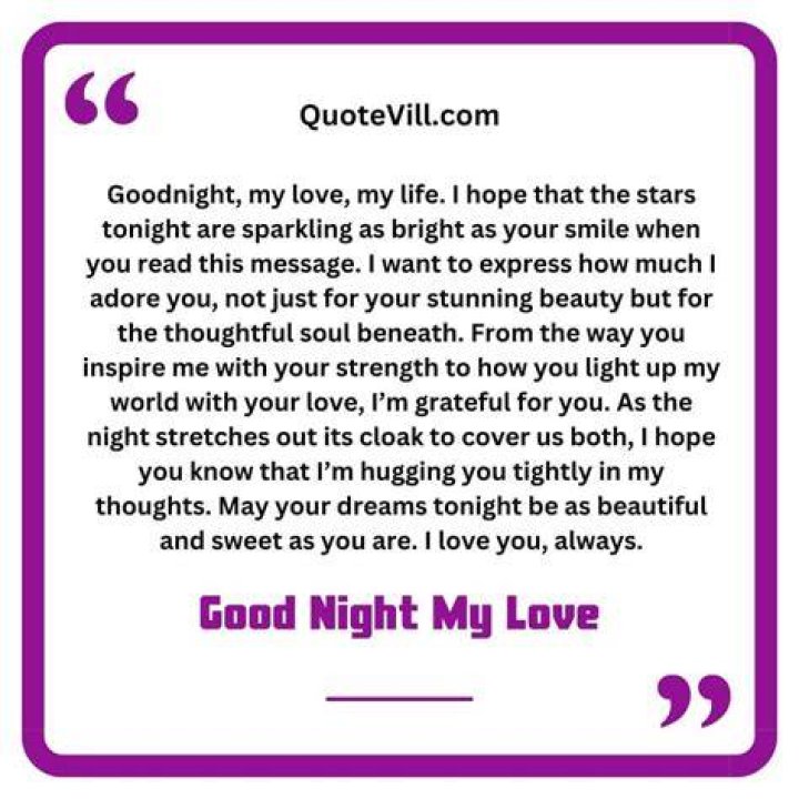The Ultimate Sweet And Romantic Goodnight Paragraph For Her